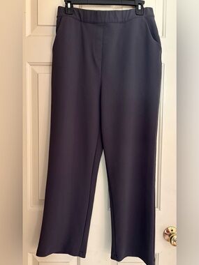 Zenana Size XL Women's Dark Gray Pull-on Pants